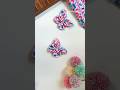 Let’s make printed silk satin butterfly 🦋 hair bow/clip #ytstudio #shorts #trending #fashion #diy