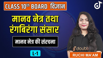 मानव नेत्र तथा रंगबिरंगा संसार | Class 10 Human Eye And The Colorful World | Physics Chapter 11