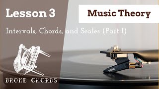 Music Theory | Lesson 3 - Intervals, Chords, and Scales (Part I)