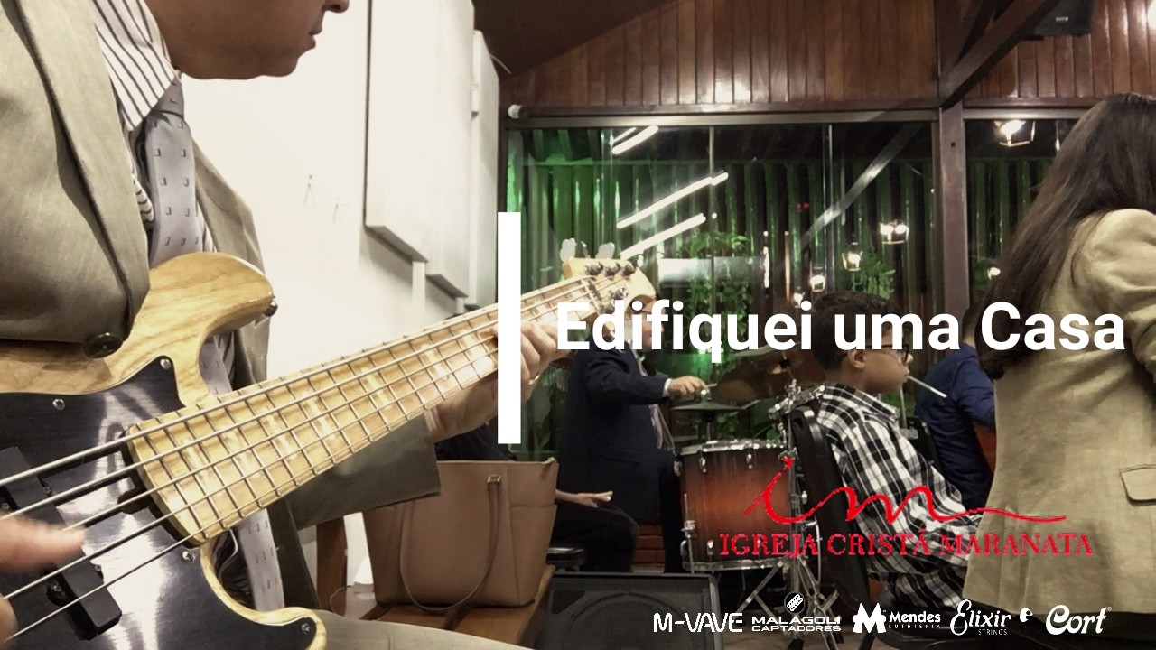 Edifiquei uma Casa #igrejacristamaranata #icm #baixoeletrico  #cortguitar #mendesluthieria #mvave