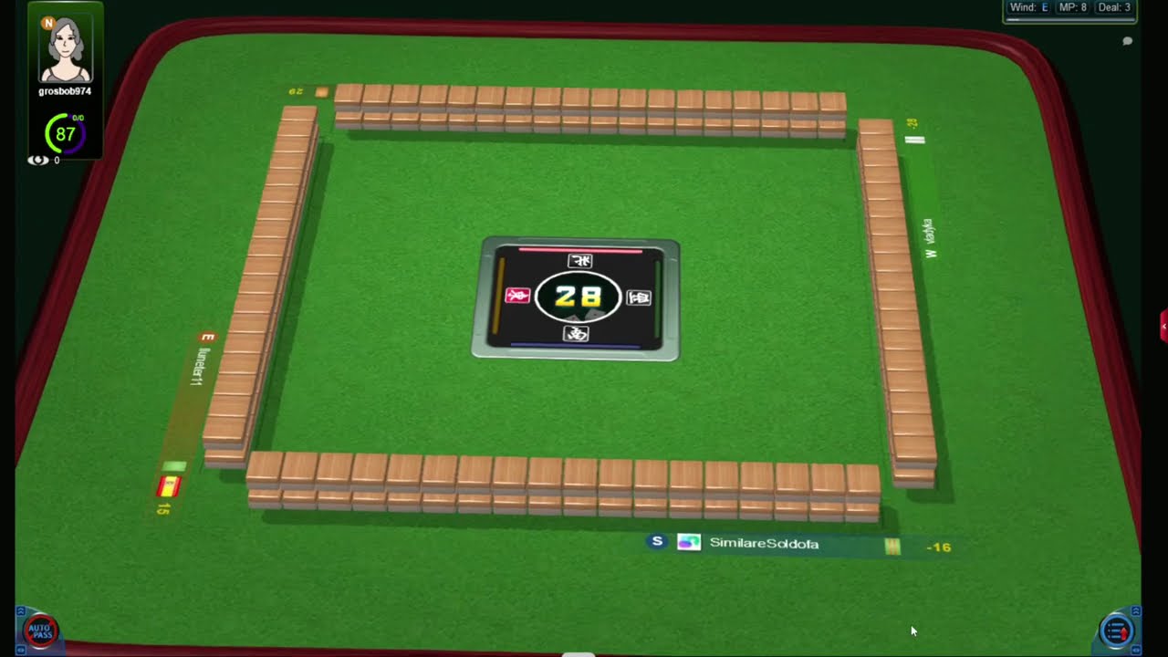 SimilareSoldofa. Game 20 (268) (Berlin, 4 deals). Two good hands from discard.