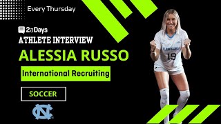 UNC Women’s International Soccer star, Alessia Russo, Talks Academics and Ability