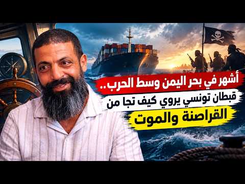 أشهر في بحر اليمن وسط الحرب.. قبطان تونسي يروي كيف نجا من القراصنة والموت