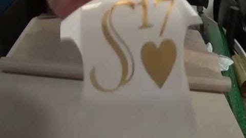 Synergy 17 - S17 1 Step Foil HTV vs TexTack Adhesive with Foil Process Not Siser