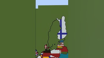 Small Scale part 13- Sweden #shorts #viralshort #minecraft #sweden #geomapping #timelapse