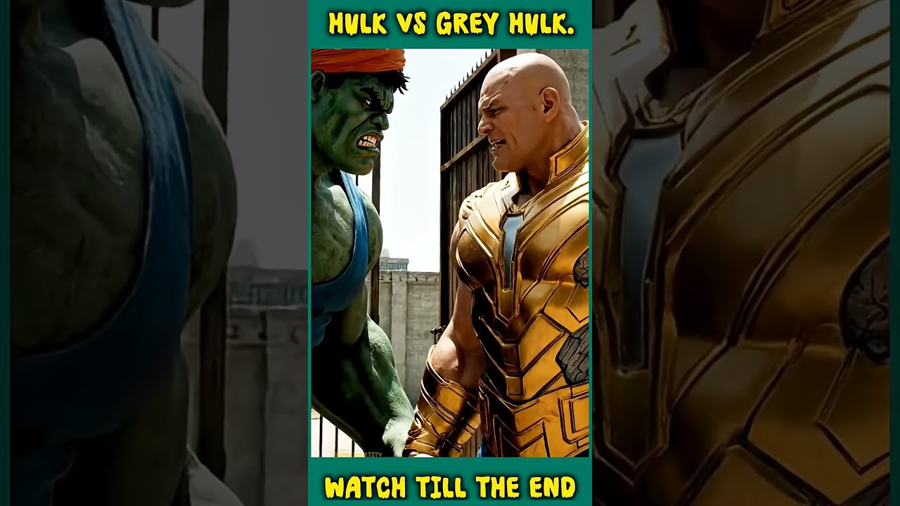 Hulk ke baap ko Thanos Le gya | 🔥Hulk vs Grey Hulk🔥 