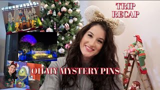 DISNEY HOLIDAY MYSTERY PINS AND TRIP RECAP
