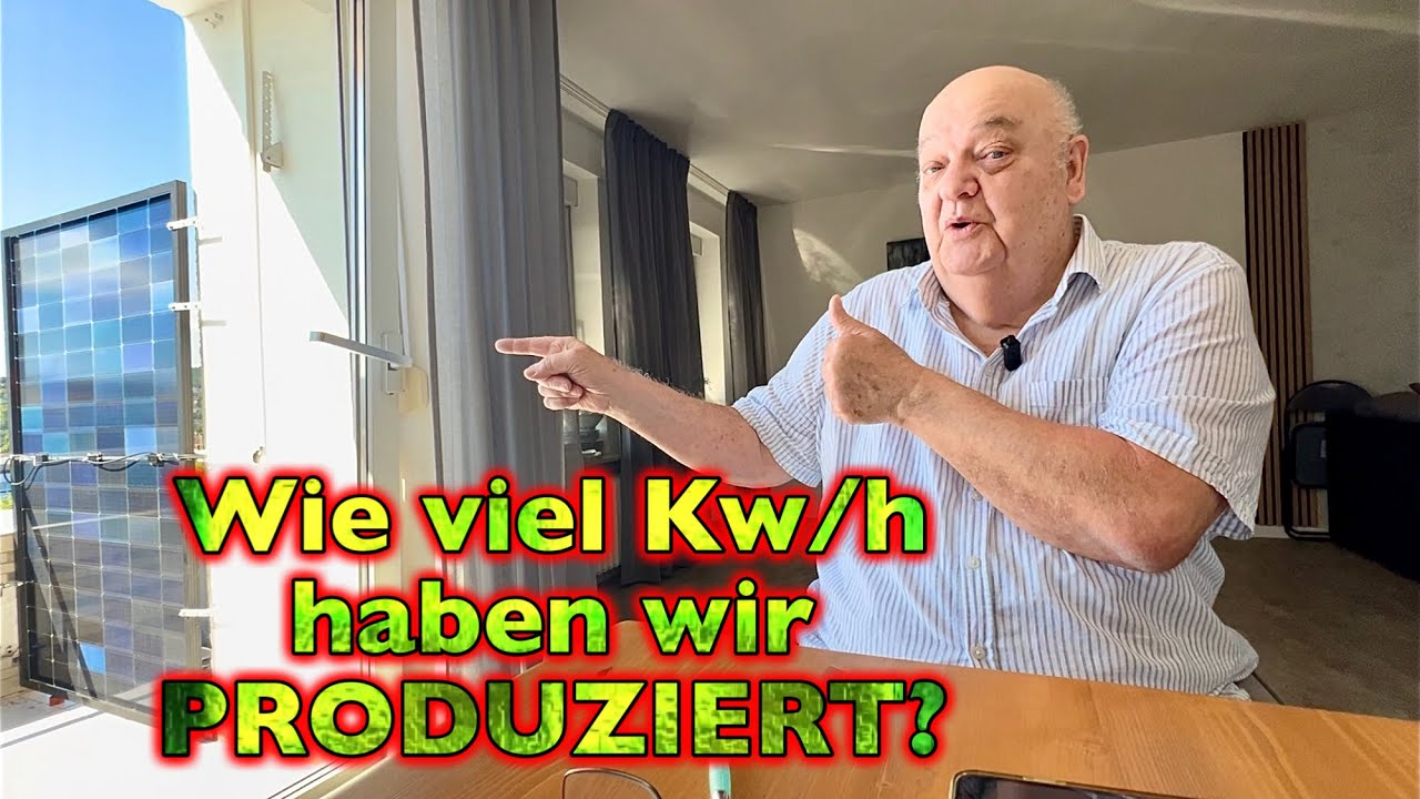 Ein Monat im Betrieb / Bifaziale Paneele / Balkonsolarkraftwerk 800 Watt