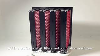 V Bank Filter  for Gas Turbine