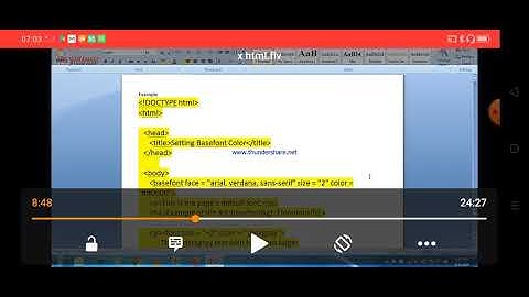 Class X Computer Application 07-08-2020 By Mr. Praveen Singh Ch- HTML