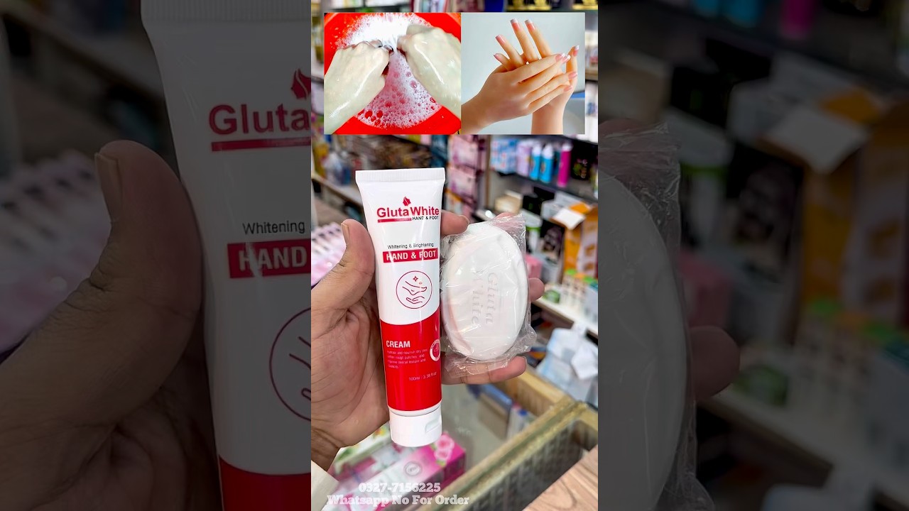 Gluta White Soap & Hand Feet Whitening Deal | Gluta White Skin Whitening 