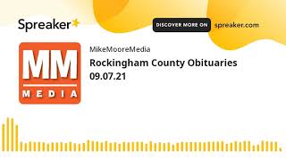 Rockingham County Obituaries 09.07.21