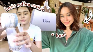 My Coffee Recipe, Haul, & Attempting to Workout 🏃🏽‍♀️☕️ | ThatsBella