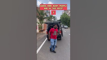 Can you Guess-How many people are in this Eeco? #shorts