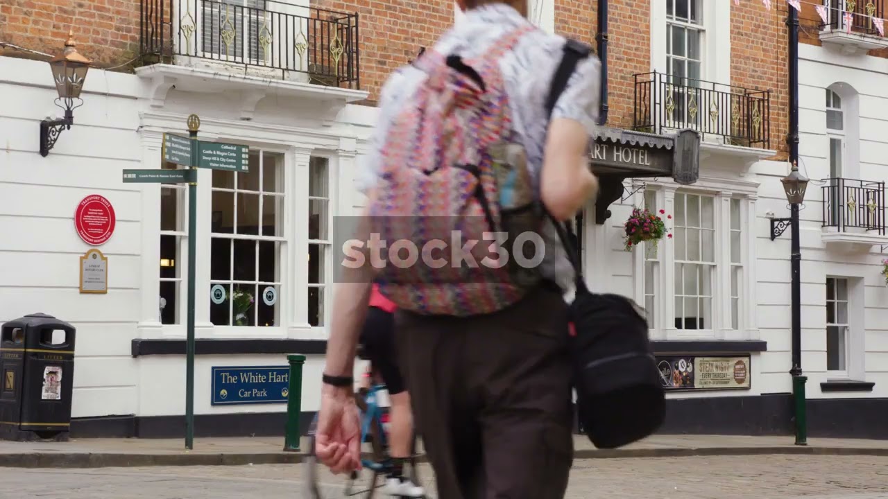 The White Hart Hotel On Bailgate In Lincoln, UK