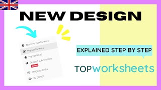 TopWorksheets new OPTIONS to create INTERACTIVE activities