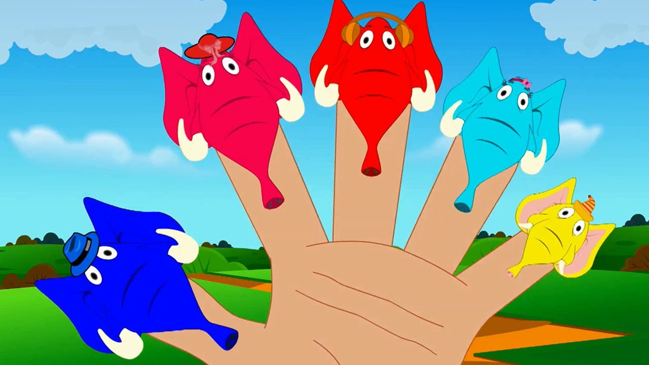 Família De Dedo De Elefante + Músicas do Jardim de Infância para Bebês