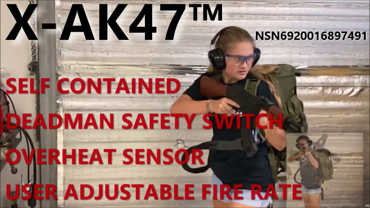 X-AK47 Battlefield Effects AK-47 Machine Gun Simulator - Explotrain, LLC.