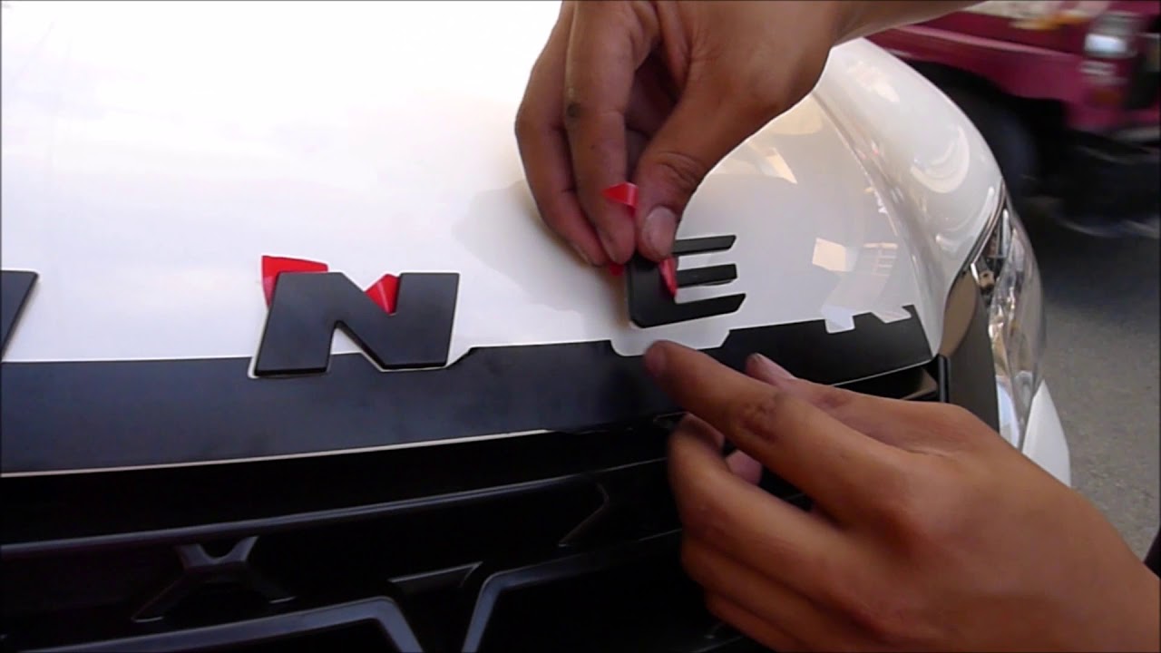 HOW TO INSTALL HOOD EMBLEMS DIY INSTALLATION YouTube