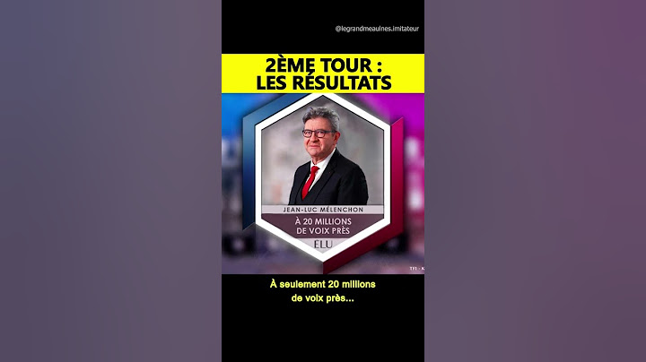 [Parodie] 2ème tour élection 2022 : les résultats en avant-première