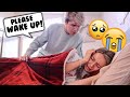 CRYING IN MY SLEEP Prank on Fiancé! *HE WAS SO COMFORTING*