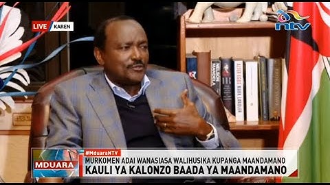 Kauli ya Kalonzo Musyoka baada ya maandamano | Mduara NTV