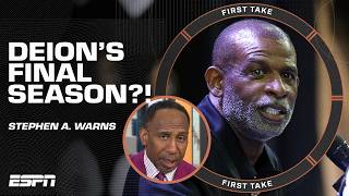 Stephen A WARNS Deion Sanders THIS COULD BE IT if Colorado has another bad season First Take