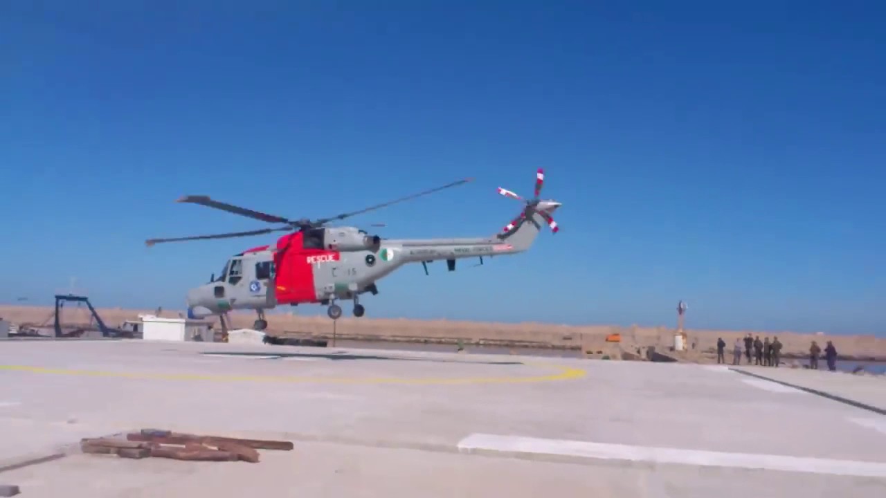 Algerian Navy - Super Lynx MK.130 - YouTube