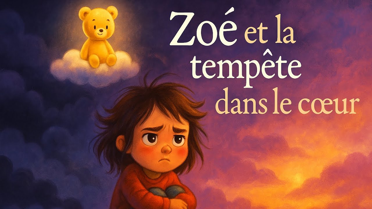 Zoé et la tempête dans le cœur 🌩️ | Histoire pour enfants 👦 