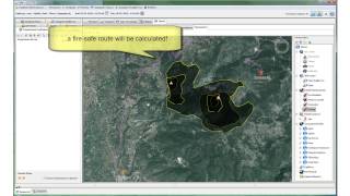 Integrated vehicle routing and wild fire simulation in firementor