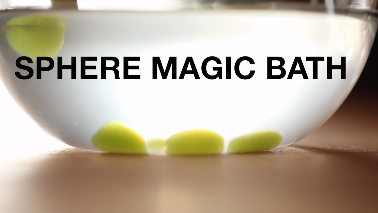 Sphere Magic Alginate Bath for Reverse Spherification YouTube