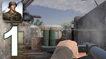 World War 2 - Battle Combat (FPS Games) Gameplay Walkthrough part 1 - Tutorial (iOS,Android)
