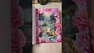 ASMR Mermaid scrapbook page #scrapbooking #scrapbookingidea #journal #temu #stickers