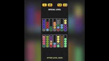 Ball Sort Special Level - Locked Ball (after Level 3040)