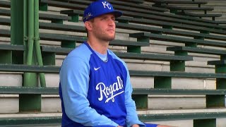 Noah Cameron prepares for baseball