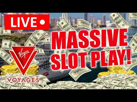 🔴 THE LARGEST HIGH LIMIT SLOT PLAY EVER AT SEA!