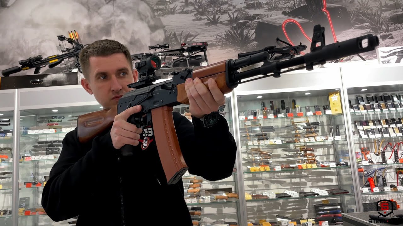 Автомат страйкбольный Cyma CM048 АК74. ПОЛНЫЙ ОБЗОР