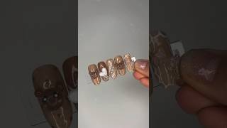 Cute Teddy Bear Nail Art                         #asmr #nailart #asmrsounds #nails