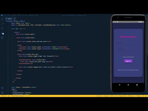 Beginner-Friendly React Native Login Page UI Design: Create Your First App Screen!