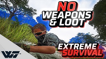 NO WEAPONS & LOOT - This is extreme survival; How far can I make it with stealth alone? - PUBG