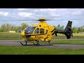 (4K) Airbus H135 Startup &amp; Takeoff