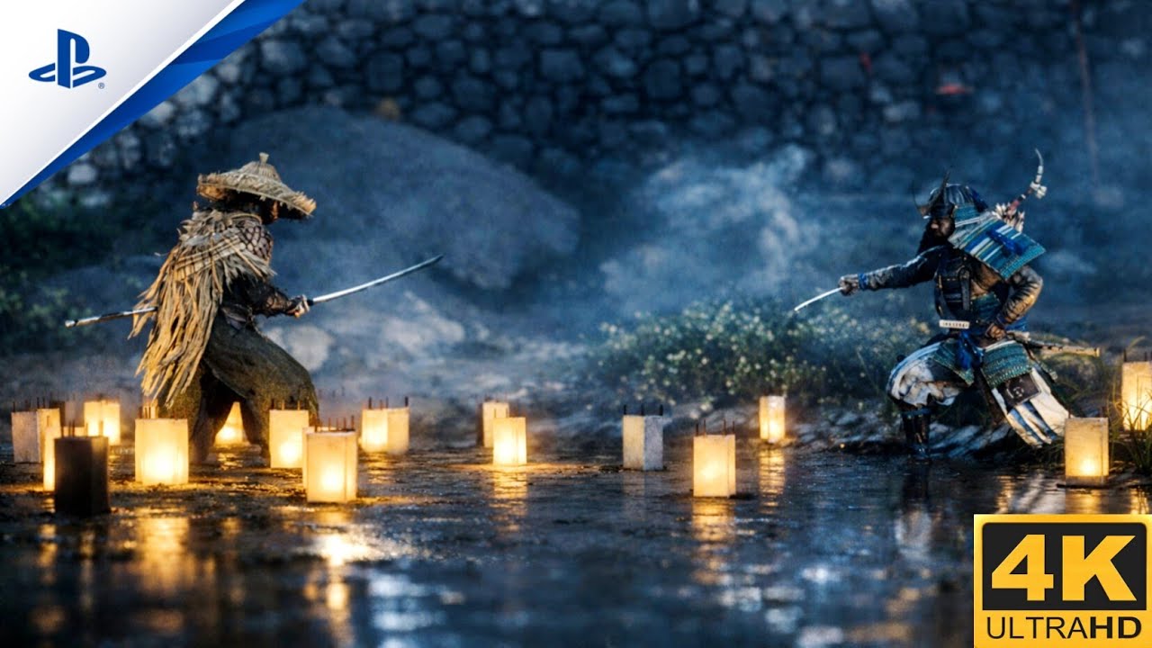 (PS5) BOSS FIGHT JIN SAKAI VS RYUZO - GHOST OF TSUSHIMA (1HP CLUTCH)