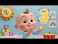 Learning 123 Baby Play 🔢 | Fun Counting Song for Kids | Learn Numbers 1–10 with Baby Rhyme 🎵🌈