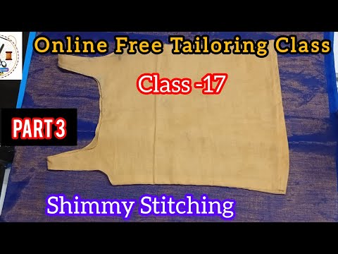 Shimmy part 3 / Stitching