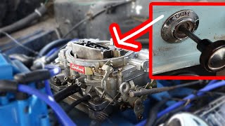 Installing A Manual Choke for an Edelbrock 1406 Carburetor on a 68 Ford F350 by SwedeMachine 829 views 1 month ago 24 minutes