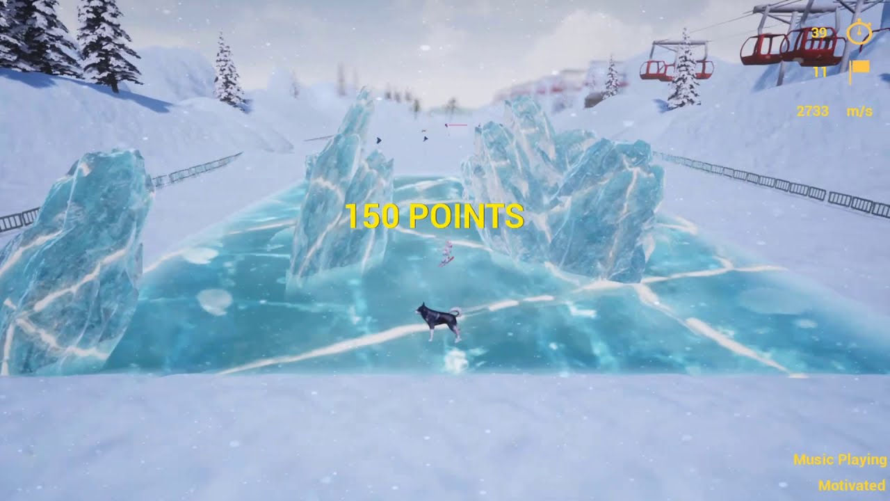 Endless Ski Gameplay (PC Game) - YouTube