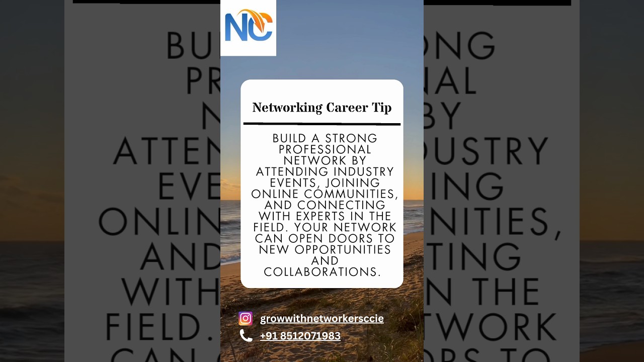 Networking career tips 