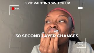 The power of her SPIT PAINTING LAYER is a grandmother love to putting you to sleep🌙
