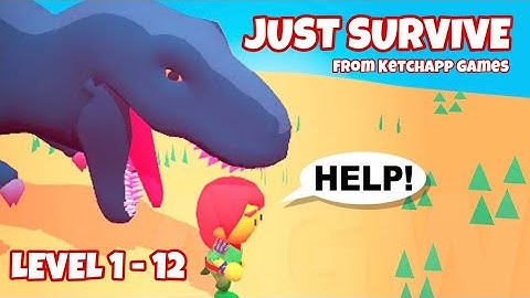 JUST SURVIVE | iOS | Global | First Gameplay | Levels 1-12