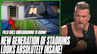 Insane Video Shows What Next Generation Of Stadiums Will Look Like | Pat McAfee Reacts